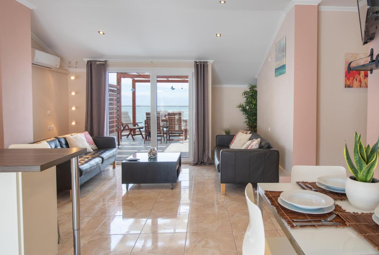 Galini Beach Studios And Penthouse Месонги Экстерьер фото