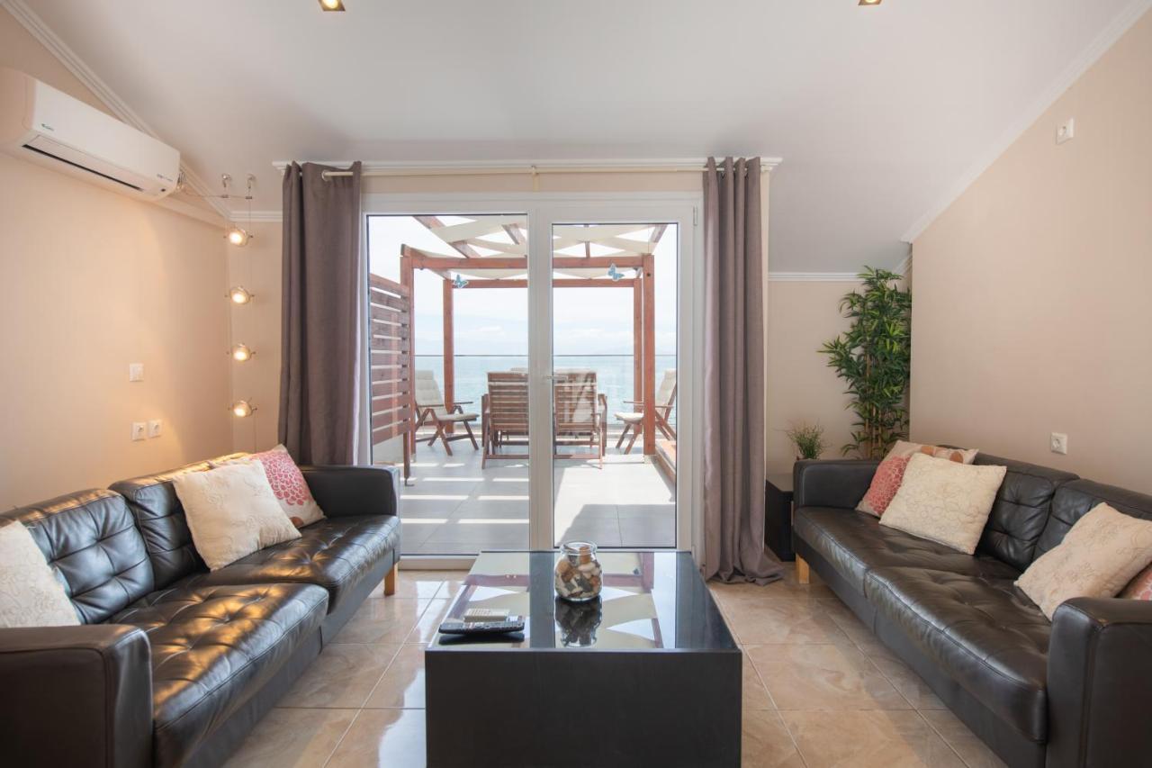 Galini Beach Studios And Penthouse Месонги Экстерьер фото